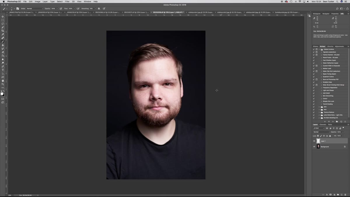Side by side sensor comparison as color reference check