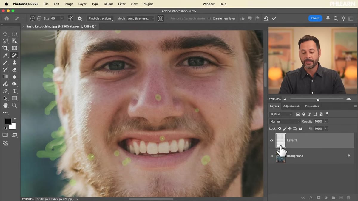 Hue/Saturation adjustment layer with Reds channel selected