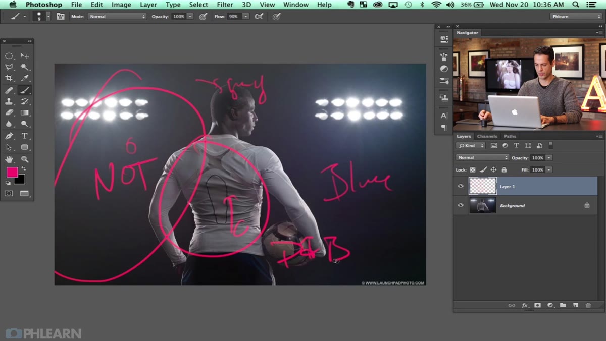 Dodge and Burn described as major step in the workflow