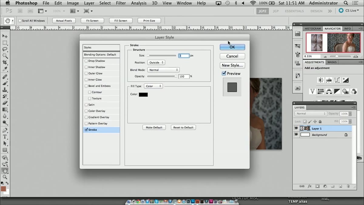 Black stroke layer effect applied uniformly across all portraits