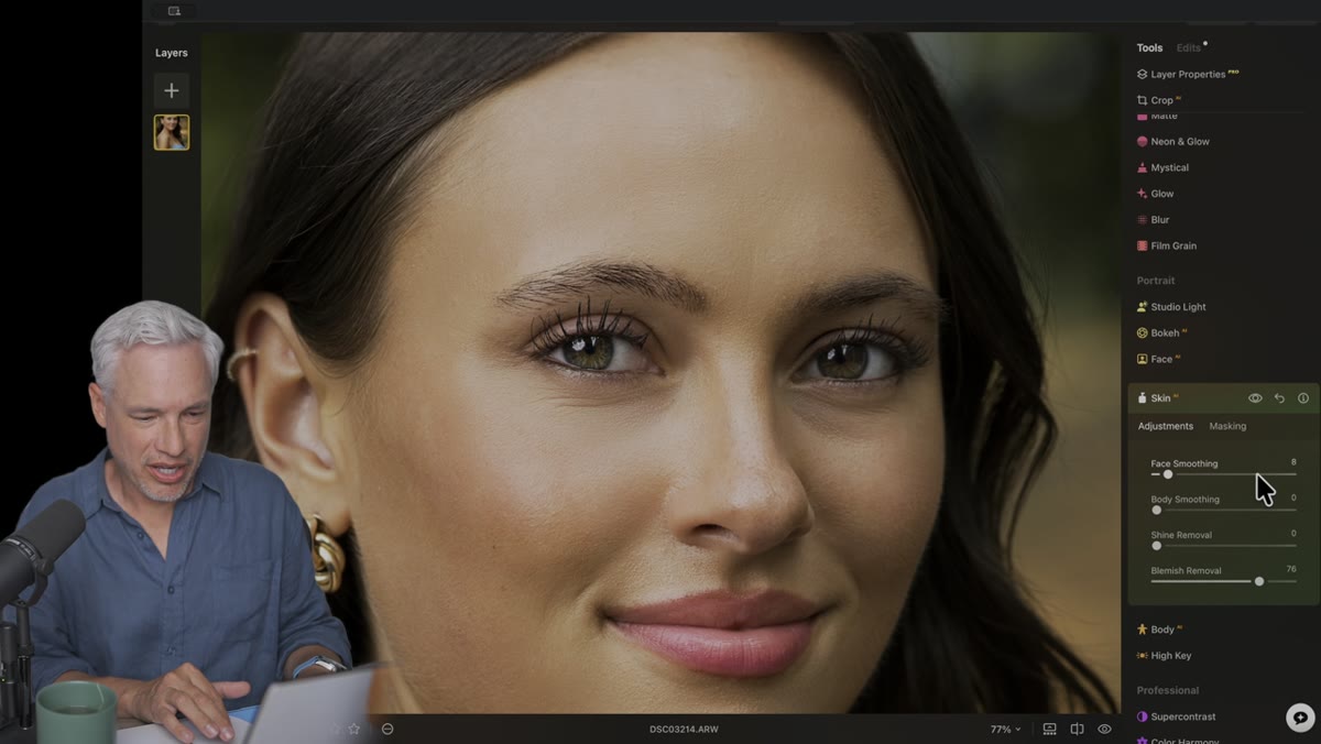 Wi-Fi turned off, editing still functioning in Luminar Neo